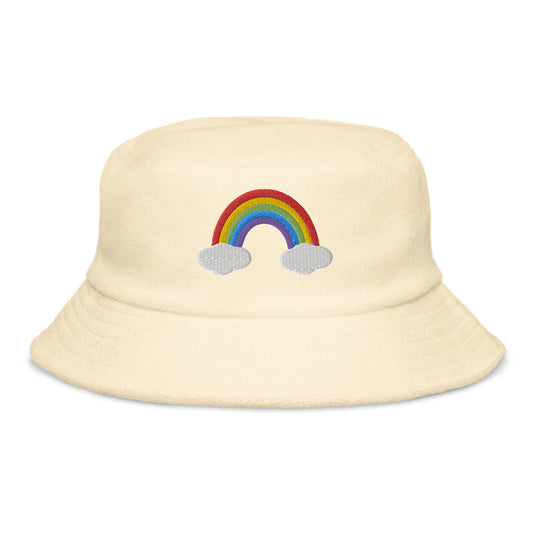 Rainbow Embroidered Bucket Hat