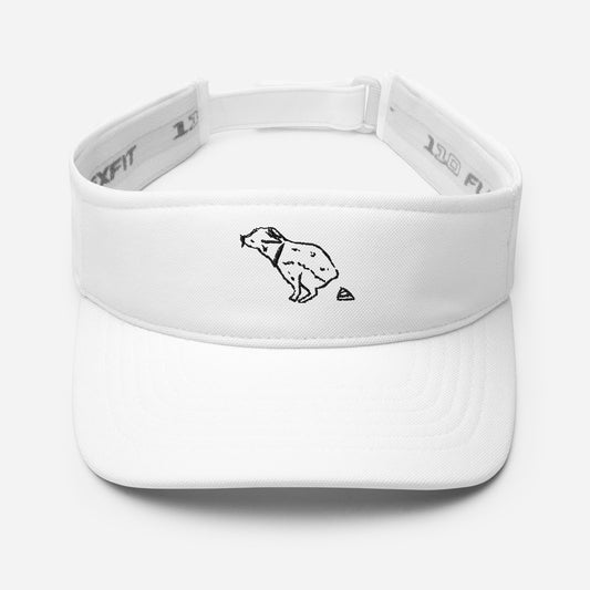 Funny Dog Pooping Visor, Cute Funny Dog Art, Funny Joke Visor, Pet Parent Cute funny visor, Funny visor for men, Dad hat, Cute funny hat