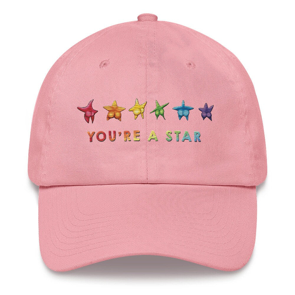 Embroidered Sexy Starfish Pun funny Rainbow Starfish Hat Summer Cute Baseball Hat