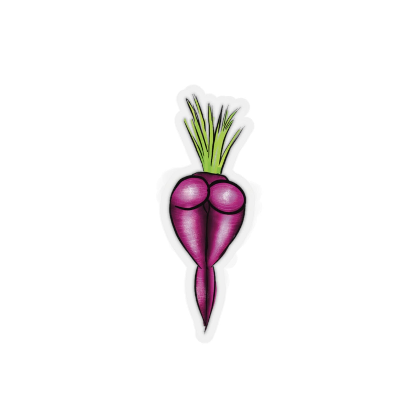 Purple Carrot Sticker, Sexy Carrot Legs, funny Sticker for waterbottle, Vinyl sexy anime sticker, Sexy Sticker Funny, Hilarious Anime Ass