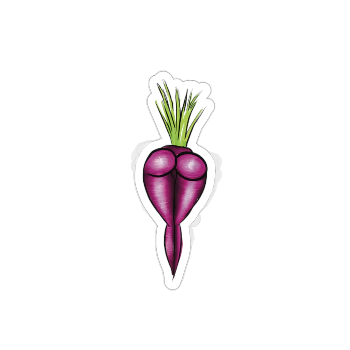 Purple Carrot Sticker, Sexy Carrot Legs, funny Sticker for waterbottle, Vinyl sexy anime sticker, Sexy Sticker Funny, Hilarious Anime Ass