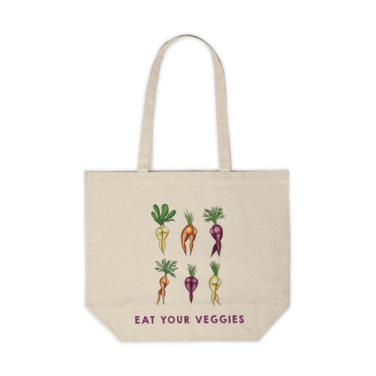 Large Grocery Shopping Bag, Farmers Market Cute Sexy Vegetable Bag Canvas Shopping Tote