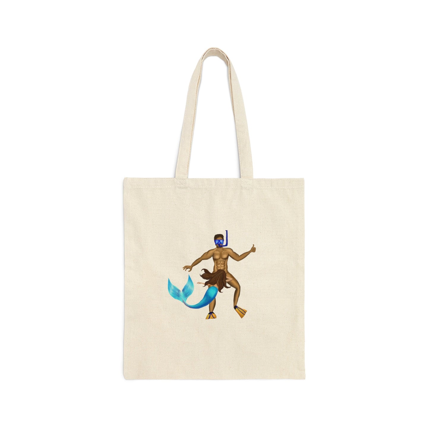 Funny Tote Bag Cute Mermaid Art, Funny Mermaid NSFW Sex Scene, Funny Sarcastic joke bag, tote reusable cute bag