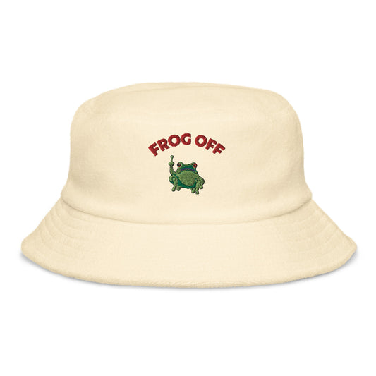 Cute Frog Lover Bucket Hat, Funny Bucket Hat For Frog Lover, Joke Pun Hat, Frog Lover Gift, Cottage Core, Frog Art Bucket Hat Cute Fun