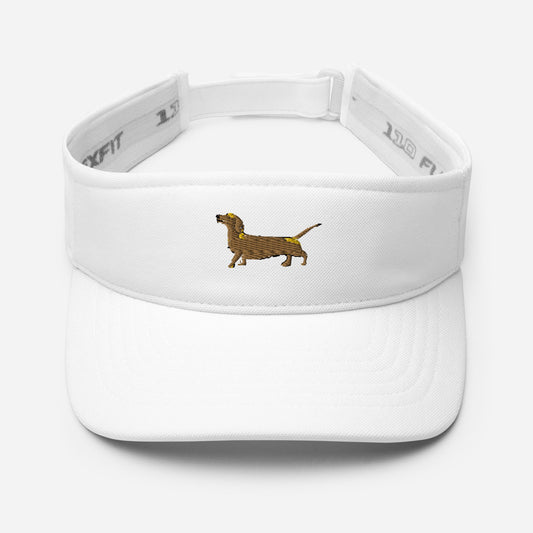 Wiener Dog Visor, Funny Visor Gift for Dog Mom, Goofy Pet Parent Gift, Spoiled  Dog Gift, Cute Dachshund Sun Summer Visor Hat Embroidered