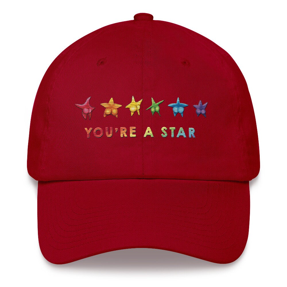 Embroidered Sexy Starfish Pun funny Rainbow Starfish Hat Summer Cute Baseball Hat