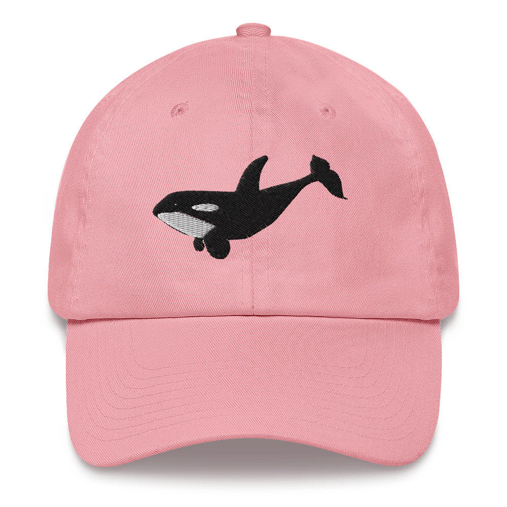 Orca Whale embroidered Hat, Gift for whale lover, Orca lover gift hat, Cute Animal lover hat, Killer Whale Cute Hat summer