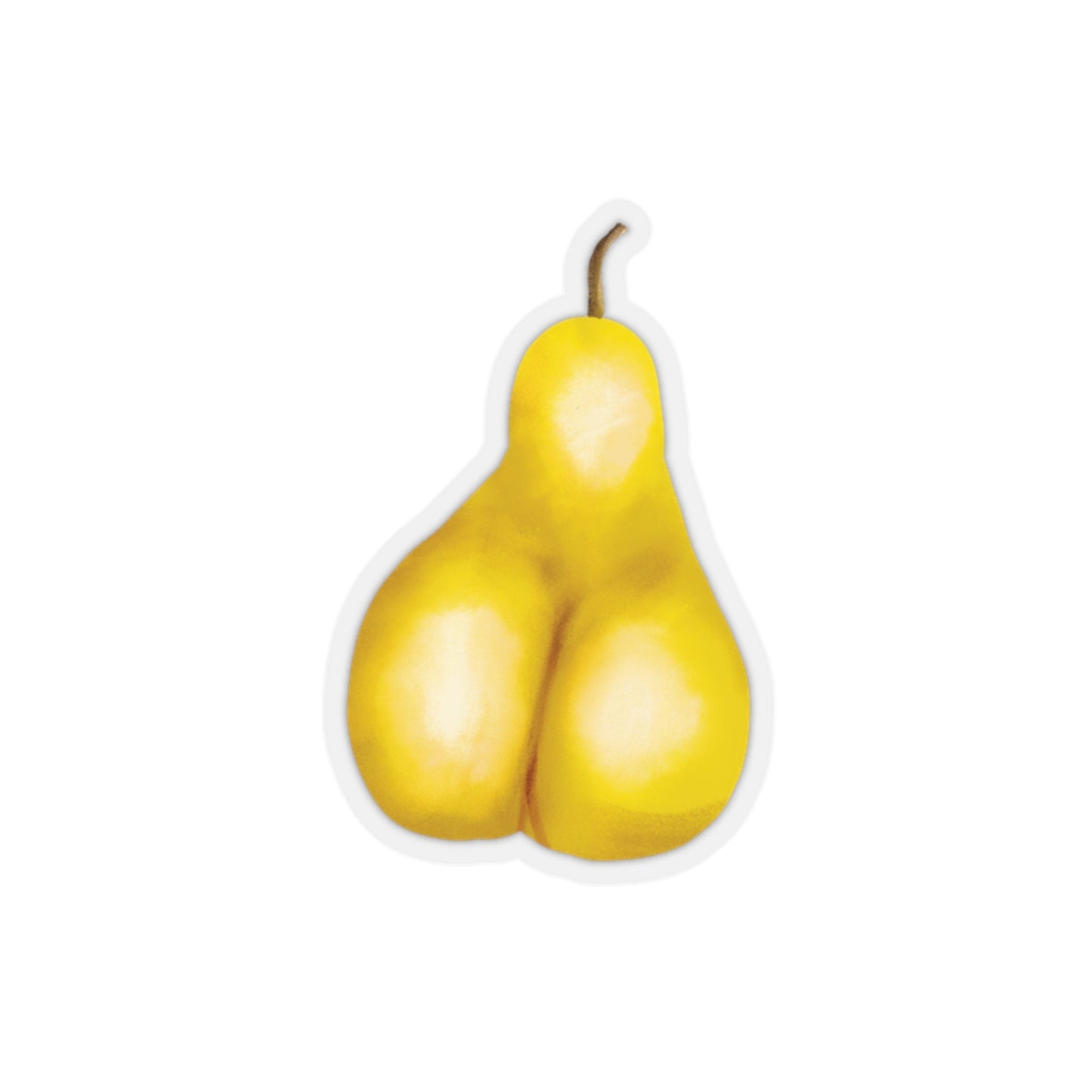 Sexy Pear Ass Sticker, Booty sticker, funny Fruit booty sticker, NSFW Funny Sticker Vinyl, Creative Sticker Sexy Pear Ass NSFW Unique Art