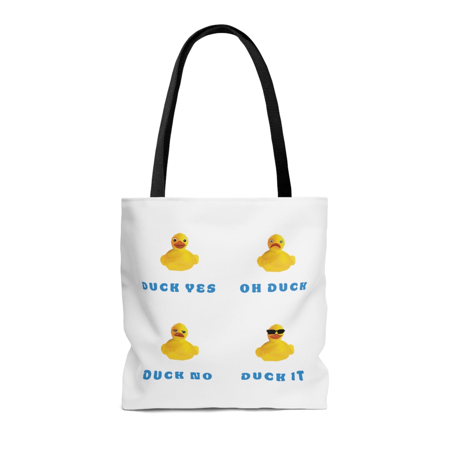 Cute Funny Duck It Tote Bag, Duck Pun, Silly Sarcastic Cute Tote Bag, Funny Silly duck Pun Tote Bag, Reusable tote bag cute