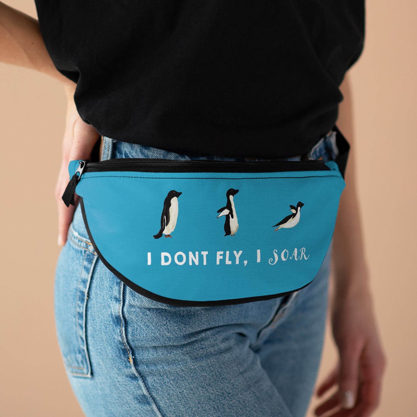 Cute Funny Penguin Sarcastic Fanny Pack