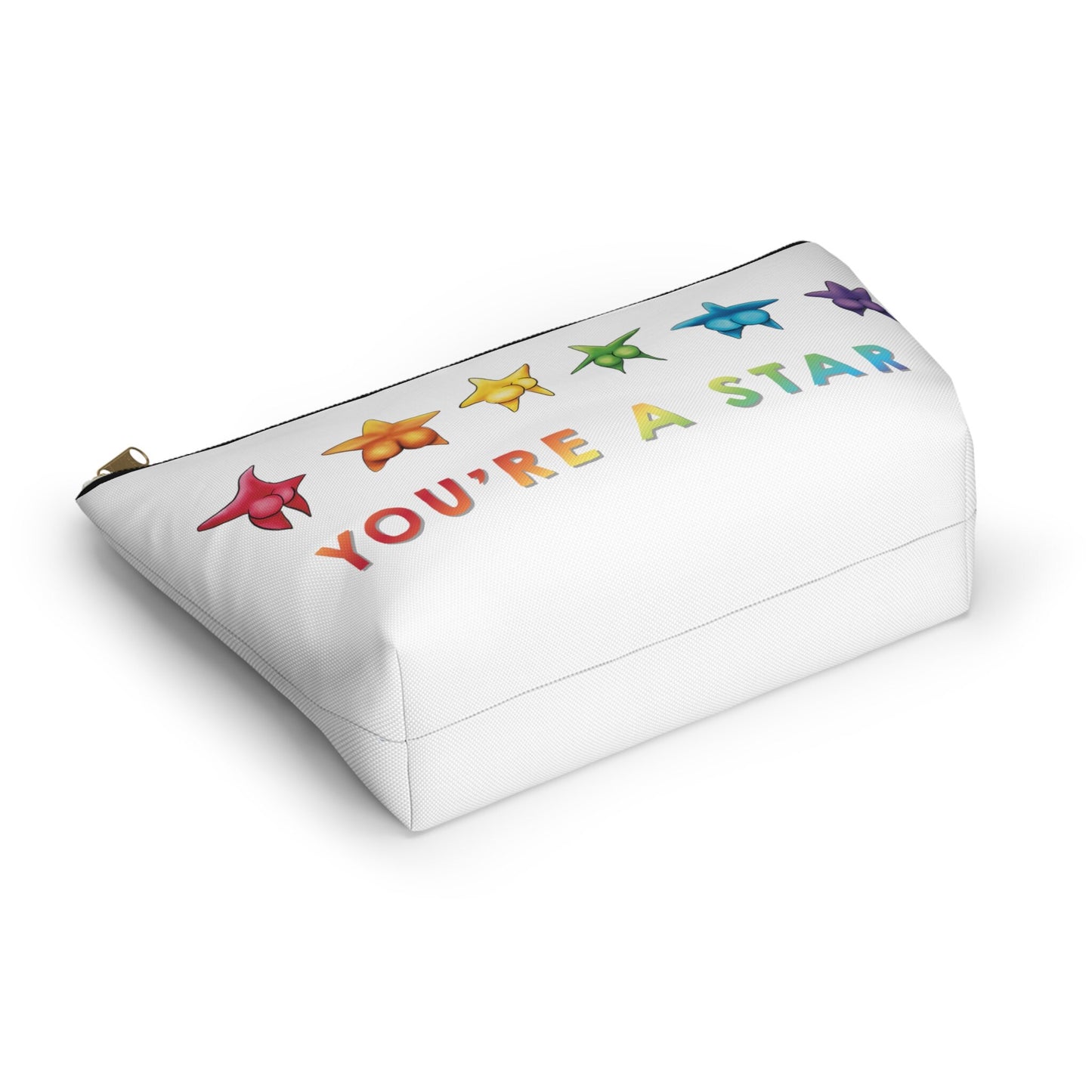 Cute Funny Starfish Booty Makeup Bag, Sarcastic Starfish Booty Art