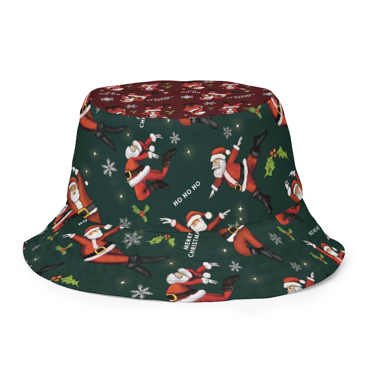 Christmas Santa Dancing bucket hat, Funny christmas hat, christmas bucket hat gift